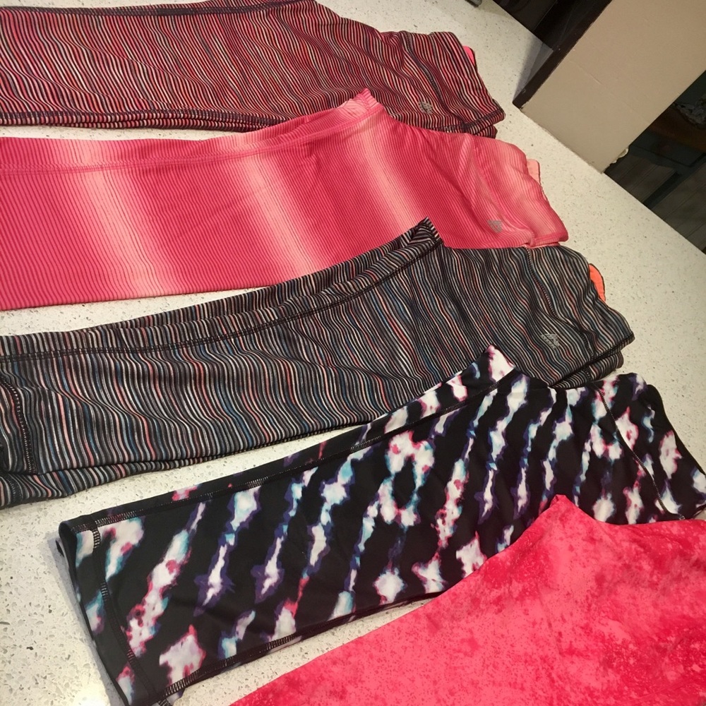 5 pair compression workout capris